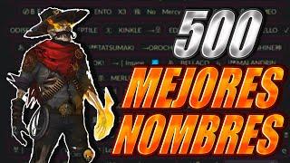 NOMBRES Para Free Fire | Mejores NOMBRES para FREE FIRE | NOMBRES [NICKS APODOS] que dan MIEDO 2024