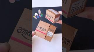 amazon mini parcel box #shorts #tonniartandcraft #love #diy #art #craft