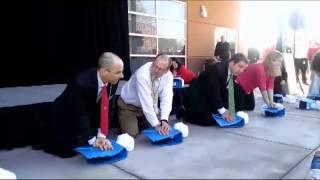 Dr. Ben Bobrow Teaches Continuous Chest Compression CPR, Joined by Director