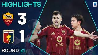 ROMA-GENOA 3-1 | HIGHLIGHTS | Fourth home win in a row for Roma | Serie A 2024/25