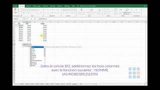 Utilisez la fonction somme pour sommer plusieurs plages avec Excel