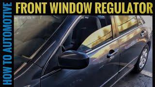 How To Replace The Front Door Window Regulator On A Honda Accord (2002-2007)