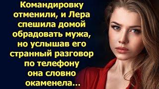 Командировку отменили, и Лера спешила домой обрадовать мужа, но услышав его разговор она…