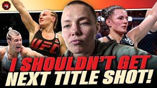 Rose Namajunas: I SHOULDN'T Fight Valentina Shevchenko Next, Erin Blanchfield Preview | UFC Edmonton