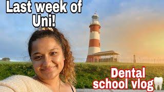 LAST WEEK OF UNI, piercing ears, sunrise, sunset, gun range and beach day | Dental school vlogs