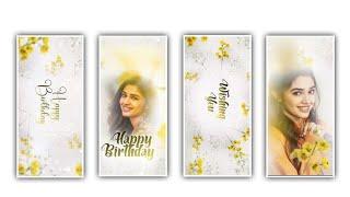 Best 3D Birthday Video Editing  Photo Effect  Birthday Video in Alight Motion Lyrical Video