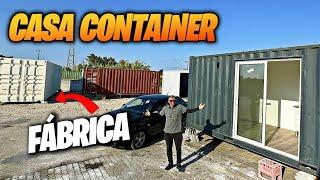 VISITEI A FÁBRICA DE CASA CONTAINER EM PORTUGAL