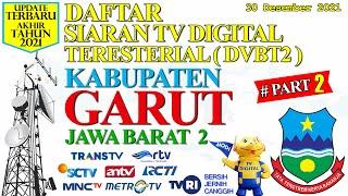 DAFTAR SIARAN TV DIGITAL TERESTERIAL (DVBT2) KABUPATEN GARUT JAWA BARAT