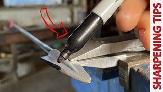 Broadhead Sharpening Tips and Tricks - Single Bevel or Double