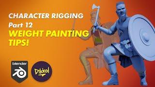 Character Rigging in Blender 12 - Weight Painting Tips!