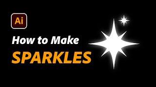 How to make sparkles in Illustrator