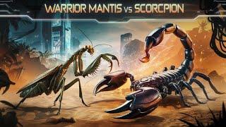  Warrior Mantis vs. Scorpion  | Epic Insect Battle for Survival!