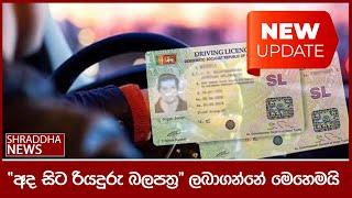 අද සිට රියදුරු බලපත්‍ර ලබාගන්නේ මෙහෙමයි.. Driving License Renewal 2024 New Update