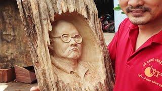 WOW . Woodworking -  How to Woodworking wood manually at home - Art project from wood - DIY wood