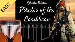 Pirates of The Caribbean | Kalimba Tutorial (Easy)