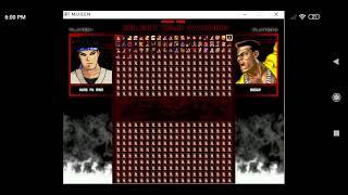 My EOF Mugen Roster