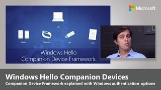 Intro to Windows Hello Companion Device Framework