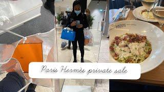 HERMÈS PRIVATE SALE IN PARIS 2022|Missing the train & making friends