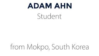 Holiday Traditions featuring Adam Ahn, Senior from Mokpo, South Korea