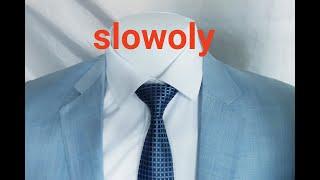 How to Tie a Tie (Mirrored/Slowly}_Full Windsor knot