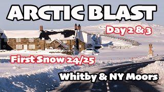 It Snowed - Whitby Weather Arctic Blast Day 2 And 3 Autumn Nov 2024