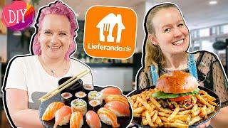 WIR LIEFERN ALLES! DIY LIEFERSERVICE FÜR DIE CREW | SUSHI & POMMES