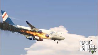 Azerbaijan Airlines Passenger Jet Crashed in Western Kazakhstan | GTA 5 Simulation