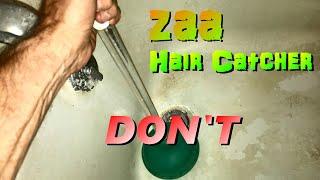 zaa TUB DRAIN HAIR CATCHER  for Pop UP & Flat Drains *Trial & Review