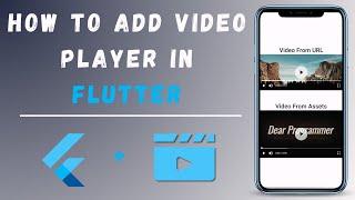 How To Add Video Player in Flutter App - Asset, File & Network