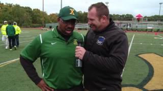 Juan Roman postgame interview New London 39, Fitch 0