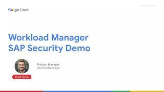 Workload Manager SAP Security Demo