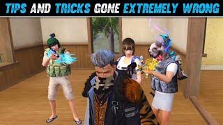 FREE FIRE TIPS AND TRICKS GONE EXTREMELY WRONG  FREE FIRE FUNNY SHORT VIDEO #shorts