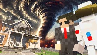 Surviving a MASSIVE TORNADO in My House with Spycakes in Teardown Mods!