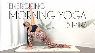 Energizing MORNING YOGA Stretch & Flow | 30 Day Yoga Challenge 2022 | DAY 8