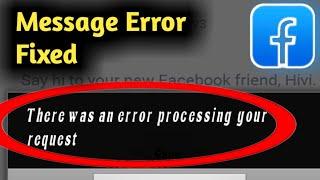 Fix Facebook Error Message There Was an Error Processing Your Request Problem Solved