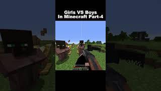 Girls VS Boys in Minecraft Part-4 #indiangamer #hindigameplay #minecraftfunny #funny