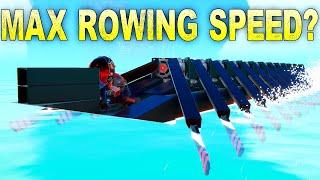 How Fast Can Oars Propel a Boat?