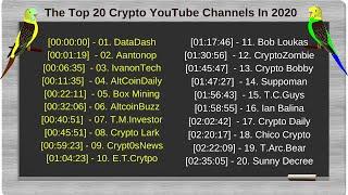 THE TOP 20 CRYPTO YOUTUBE CHANNELS IN 2020