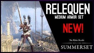 Arms of Relequen Medium Armor Set - PTS Summerset Chapter, Elder Scrolls Online ESO