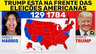 TRUMP TEM VITÓRIA HISTÓRICA NAS ELEIÇÕES 2024 PARA PRESIDENTE DOS ESTADOS UNIDOS