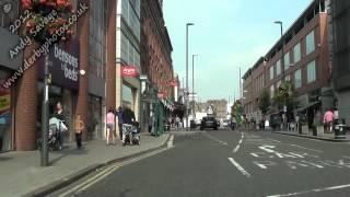 Westfield Derby, The Lanes, The Spot. Derby streets by car in HD around Derby City Centre Aug 2012