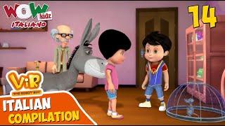 Vir The Robot Boy In Italian | Cartoni Animati For Kids | Compilation 14 | Wow Kidz Italiano