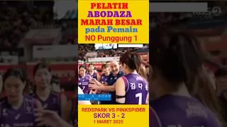 kasihan pemain no punggung 1 kena Amarah ABODANZA#shorts #shortsfeed #videoshort #vleague #mega #top