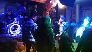 Live Music Band Playing at Busy Bee Restaurant in Pokhara, Nepal