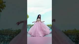 Pastel Color Net Lehenga Designs