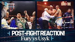 Post-Fight Scenes: Oleksandr Usyk defeats Tyson Fury to become Undisputed Heavyweight Champion 