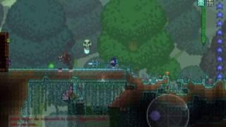 Terraria: wierd javelin trick