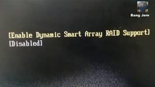 Enable Dynamic Smart Array Raid HP Gen9 - onboard