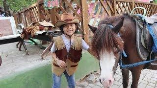 Jadi Koboi Cilik Ngebonceng Dede Fafa Naik Kuda di Farmhouse Karangresik Tasikmalaya