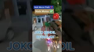 ada yg bisa jelaskan ini?JOKO KENDIL kok naik motor?